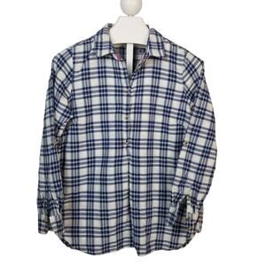 Hatley Popover Plaid Tunic Blue Large